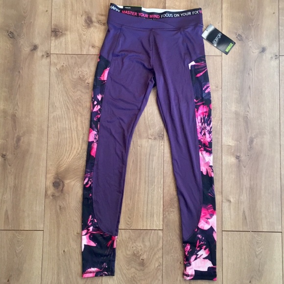 Energie Pants - Energie workout leggings in purple size small